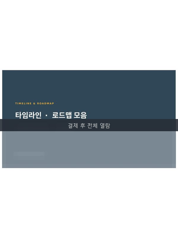 타임라인 로드맵 슬라이드모음 미리보기