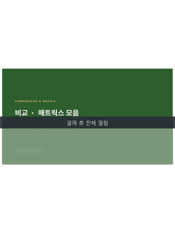 비교 매트릭스 슬라이드모음 미리보기