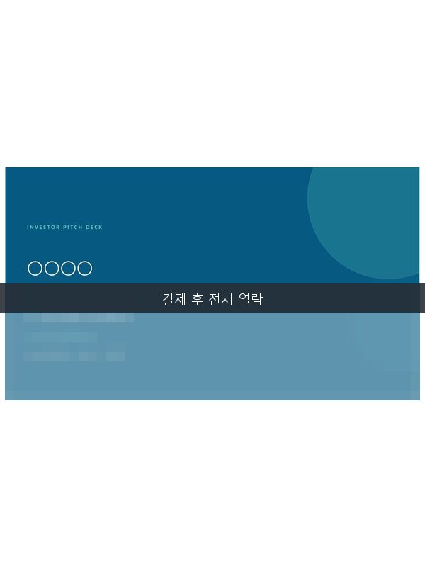 IR 피치덱 템플릿 미리보기