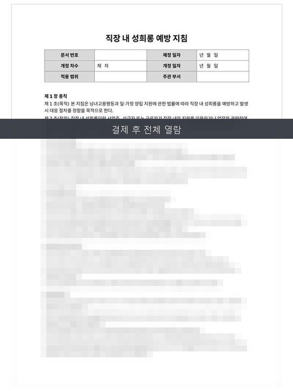 성희롱 예방 지침 미리보기
